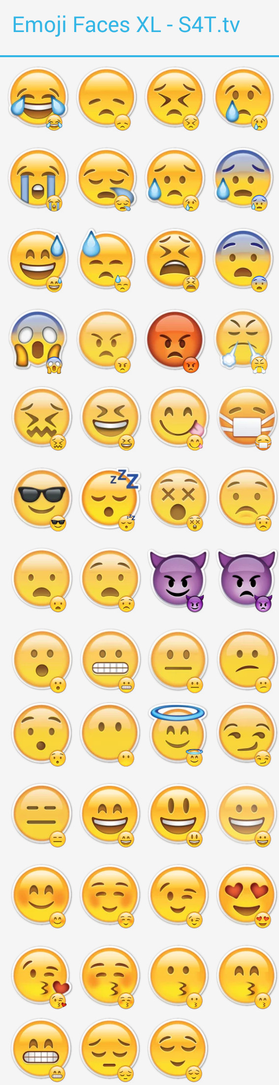 Faces Emoji XL