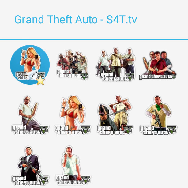 Grand Theft Auto Stickers
