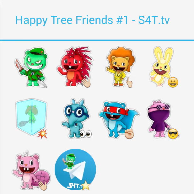 Happy Tree Friends Stickers