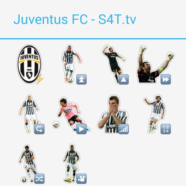 Juventus Turin Stickers