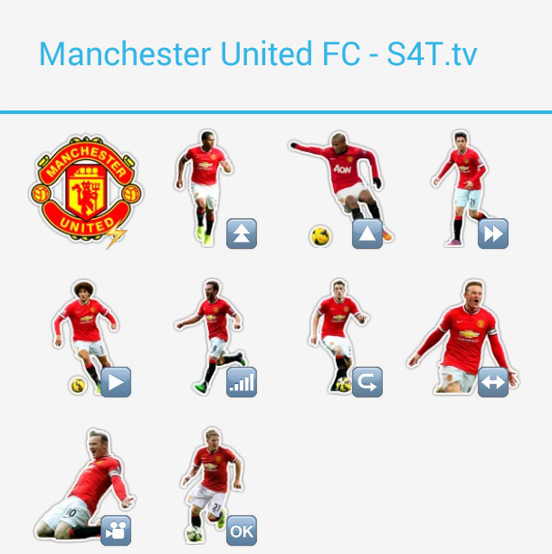 Manchester United Stickers