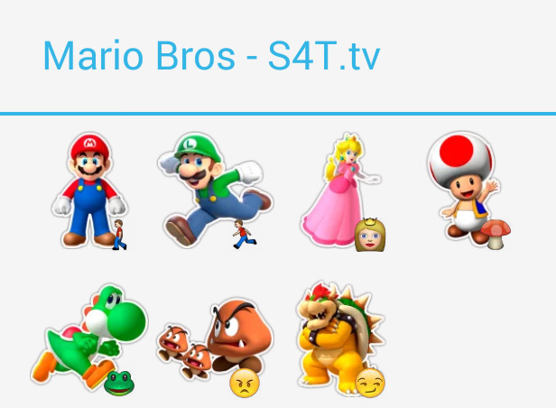 Mario Bros Stickers