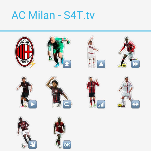 AC Milan Stickers