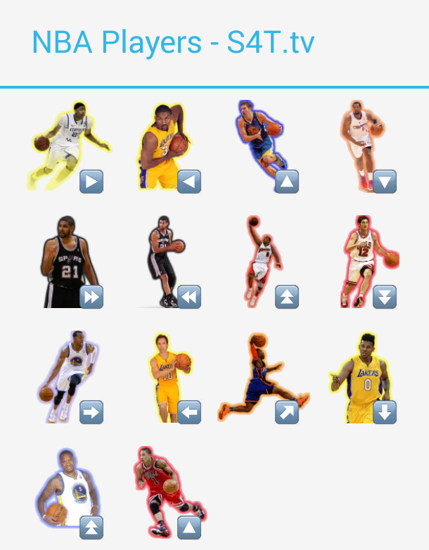 NBA Players Stickers