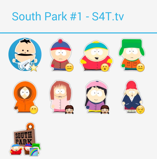 South Park Pack 1 Stickers